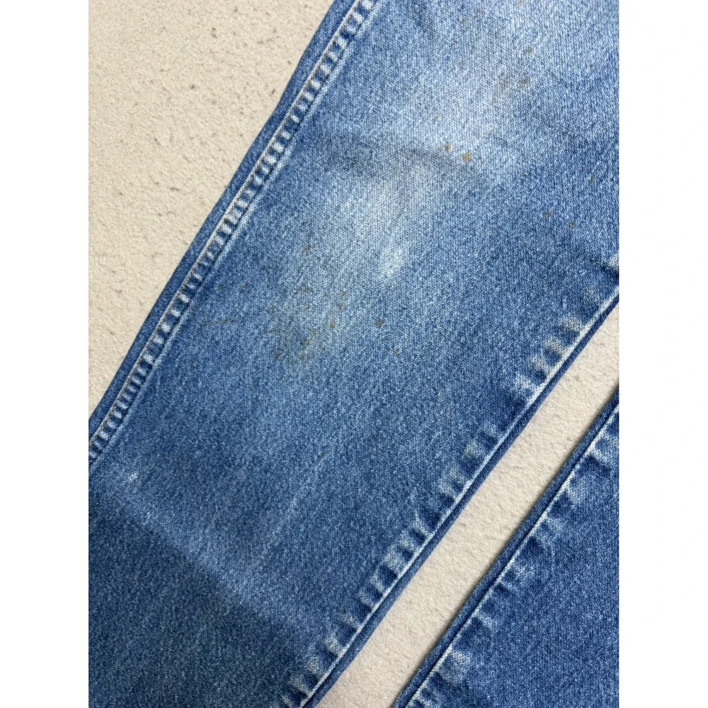 Wrangler Jeans Women 29x34 13MWZ Cowboy Cut Vintage 90s Made in USA Distressed
